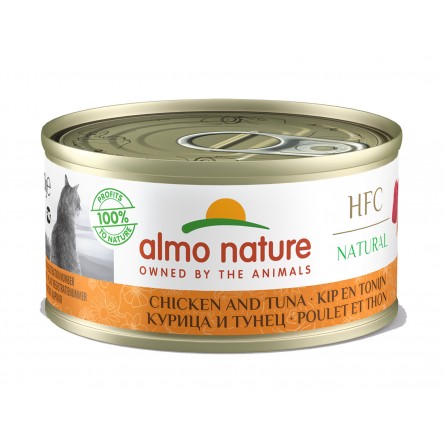 ALMO NATURE POULET AVEC THON 70G ALMO NATURE POULET AVEC THON 70G