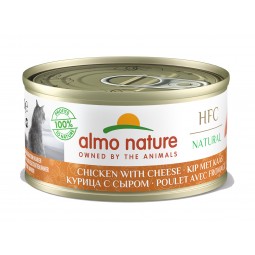 ALMO NATURE  POULET AVEC FROMAGE 70G