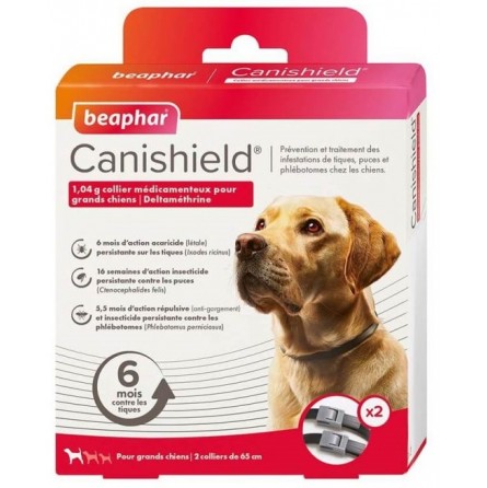 BEAPHAR CANISHIELD COLLIER 65CM (x2) BEAPHAR CANISHIELD COLLIER 65CM (x2)