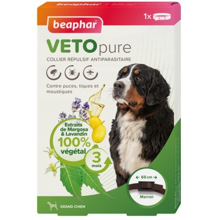 BEAPHAR VETOPURE COLLIER REPULSIF 65CM CHIEN & CHIOT BEAPHAR VETOPURE COLLIER REPULSIF 65CM CHIEN & CHIOT
