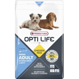 OPTI LIFE MINI ADULT STERILISED LIGHT 7.5KG