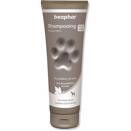 BEAPHAR PREMIUM SHAMPOOING PELAGE BLANC 250ML BEAPHAR PREMIUM SHAMPOOING PELAGE BLANC 250ML