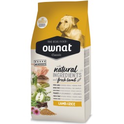 OWNAT CLASSIC LAMB&RICE 20KG