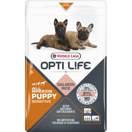 OPTI LIFE ALL BREEDS PUPPY SENSITIVE 12.5KG OPTI LIFE ALL BREEDS PUPPY SENSITIVE 12.5KG