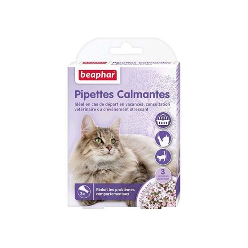 BEAPHAR NO STRESS PIPETTES CALMANT x3PCS