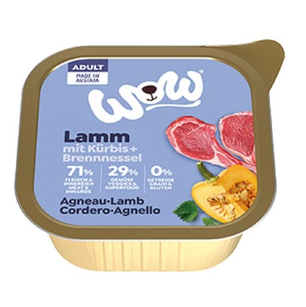 WOW BARQUETTE AGNEAU 150G WOW BARQUETTE AGNEAU 150G