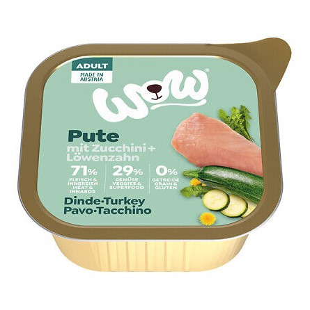 WOW BARQUETTE DINDE 150G WOW BARQUETTE DINDE 150G