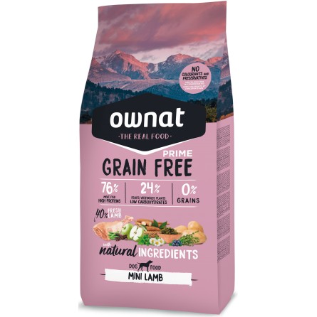 OWNAT PRIME ADULT MINI LAMB 3KG OWNAT PRIME ADULT MINI LAMB 3KG
