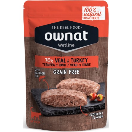 OWNAT WETLINE VEAL & TURKEY 85GR OWNAT WETLINE VEAL & TURKEY 85GR