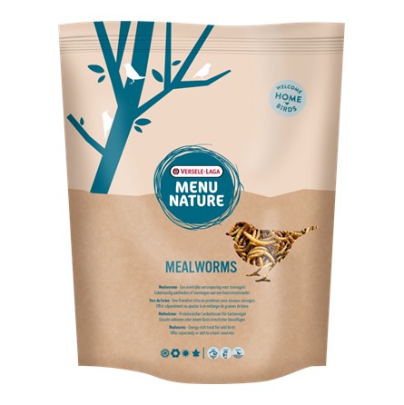 MENU NATURE - MEALWORMS (VERS DE FARINE) 300GR MENU NATURE - MEALWORMS (VERS DE FARINE) 300GR