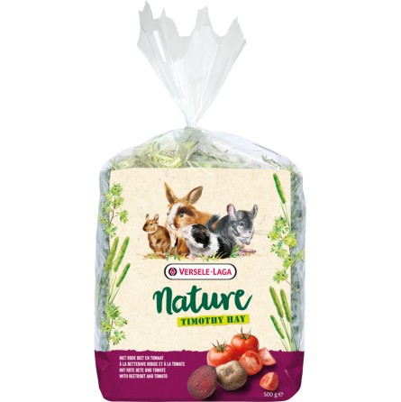 NATURE TIMOTHY HAY BETTERAVE ROUGE & TOMATES 500G NATURE TIMOTHY HAY BETTERAVE ROUGE & TOMATES 500G