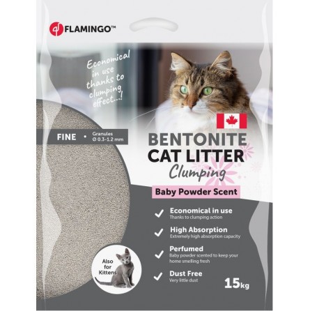 LITIERE BABY POWDER 15KG LITIERE BABY POWDER 15KG