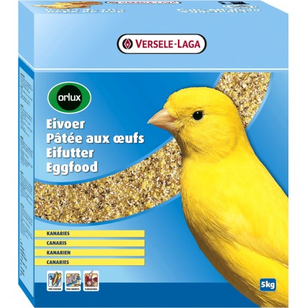 ORLUX - PATEE AUX OEUFS SECHE CANARIS 5KG ORLUX - PATEE AUX OEUFS SECHE CANARIS 5KG