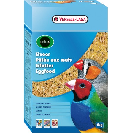 ORLUX - PATEE AUX OEUFS SECHE OISEAUX EXOTIQUES 1KG ORLUX - PATEE AUX OEUFS SECHE OISEAUX EXOTIQUES 1KG