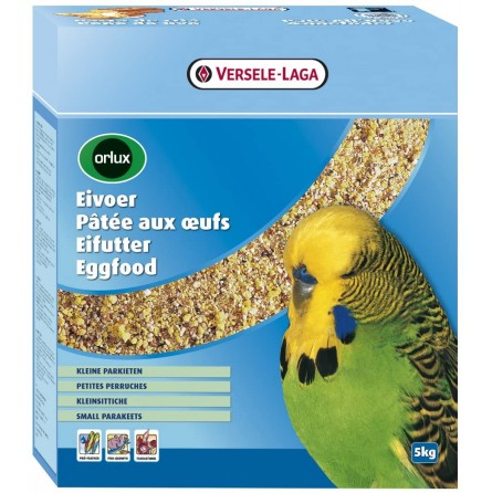 ORLUX - PÂTÉE AUX ŒUFS SÈCHE PETITES PERRUCHES 5KG ORLUX - PÂTÉE AUX ŒUFS SÈCHE PETITES PERRUCHES 5KG