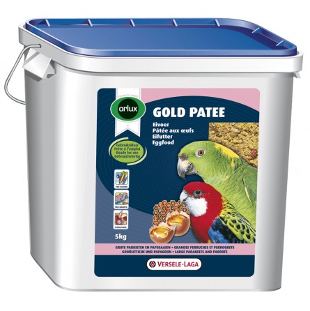ORLUX - GOLD PATEE GRANDE PERRUCHE & PERROQUET 5KG ORLUX - GOLD PATEE GRANDE PERRUCHE & PERROQUET 5KG