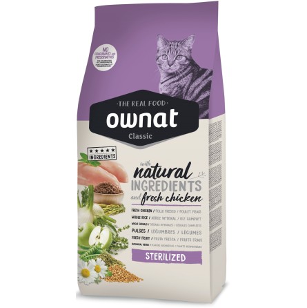 OWNAT CLASSIC STERILISED 15KG OWNAT CLASSIC STERILISED 15KG