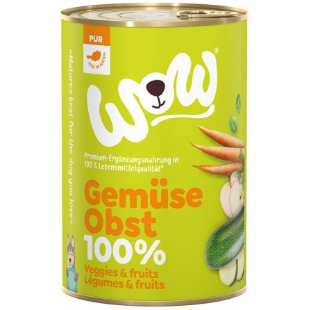 WOW 100% DE LEGUMES ET DE FRUITS 400G WOW 100% DE LEGUMES ET DE FRUITS 400G