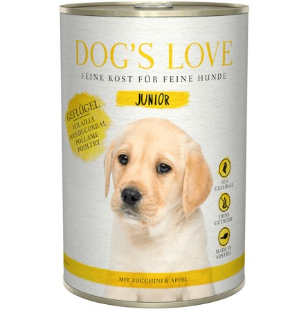 DOG'S LOVE JUNIOR VOLAILLE 400G DOG'S LOVE JUNIOR VOLAILLE 400G