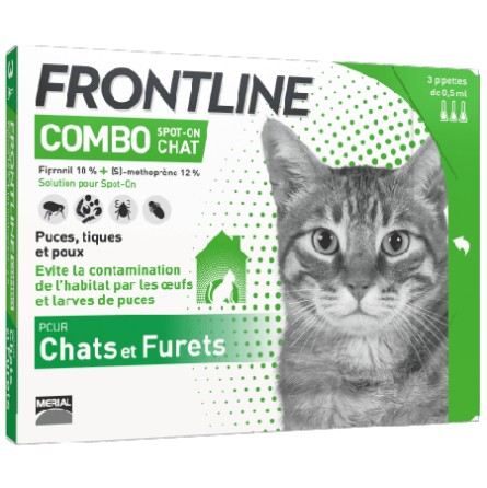 FRONTLINE COMBO CHAT & FURETS (3 Pipettes) FRONTLINE COMBO CHAT & FURETS (3 Pipettes)